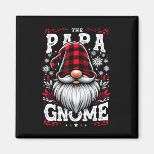 The Papa Gnome Matching Family Christmas Pajama Magnet