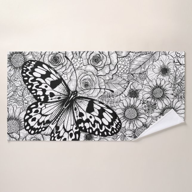 The paper kite garden bath towel set (Bath Towel)
