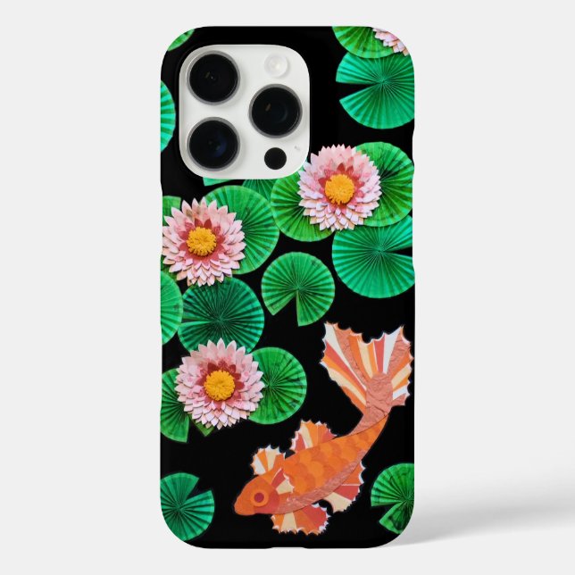 The Paper Koi Pond Case-Mate iPhone Case (Back)