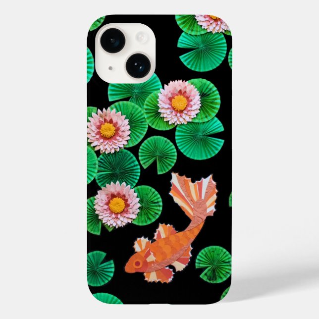 The Paper Koi Pond Case-Mate iPhone Case (Back)