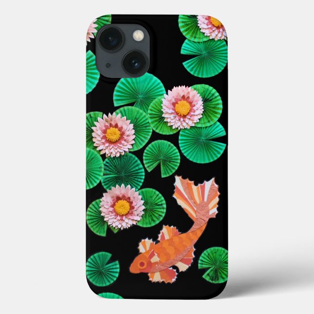 The Paper Koi Pond Case-Mate iPhone Case (Back)