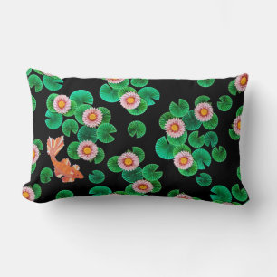 The Paper Koi Pond Lumbar Cushion
