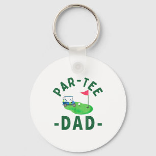 The Par Tee Dad Hole In One Golf Parents Matching  Key Ring