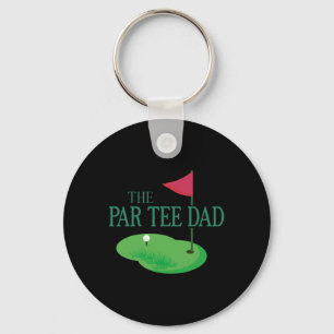 The Par Tee Dad Hole In One Golf Parents Matching Key Ring