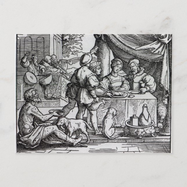 The Parable of Lazarus and Dives Postcard (Front)