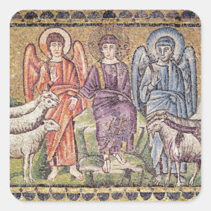The Parable of the Good Shepherd Square Sticker