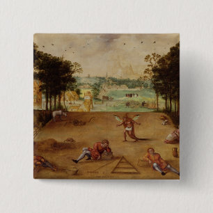 The Parable of the Wheat and the Tares, 1540 15 Cm Square Badge
