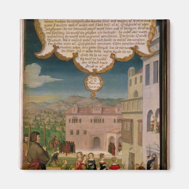 The Parable of the Wise and Foolish Virgins Magnet (Front)