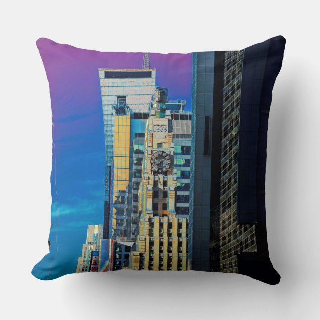 The Paramount Building New York City Poster Cushion (Front)