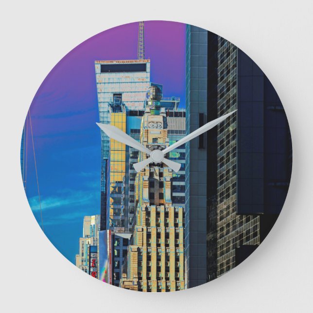 The Paramount Building New York City Poster Large Clock (Front)