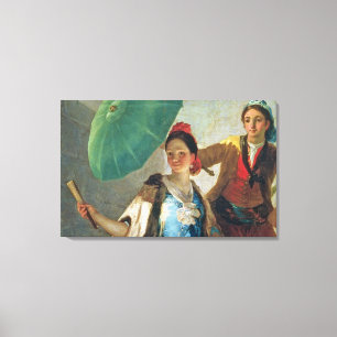 The Parasol, 1777 (oil on canvas) Canvas Print