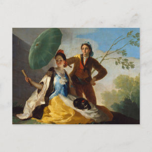 The Parasol by Francisco Goya Postcard
