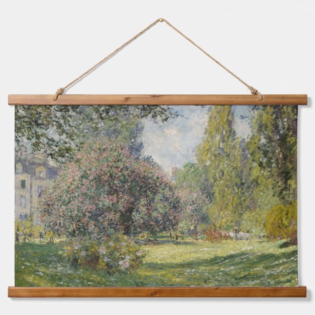 The Parc Monceau - Claude Monet Hanging Tapestry (Front)