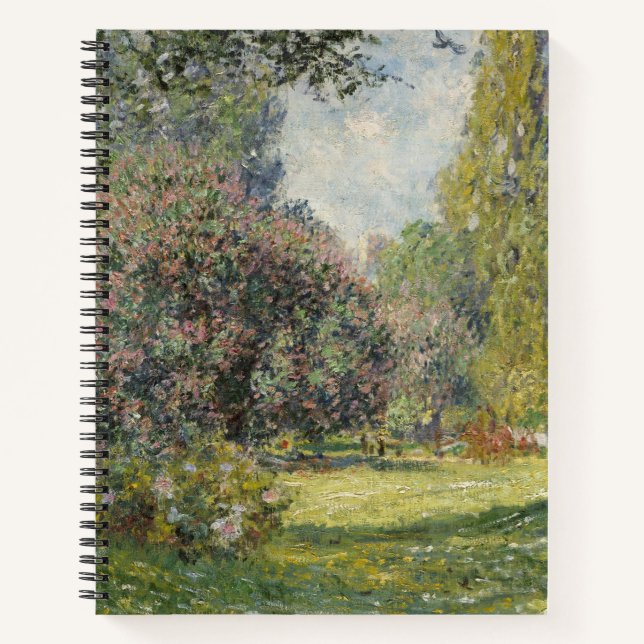 The Parc Monceau - Claude Monet Notebook (Front)
