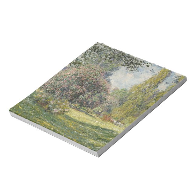 The Parc Monceau - Claude Monet Notepad (Rotated)