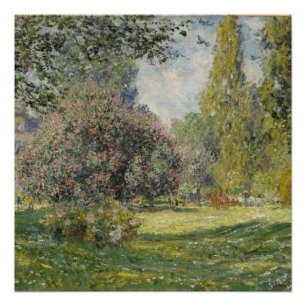 The Parc Monceau - Claude Monet Poster