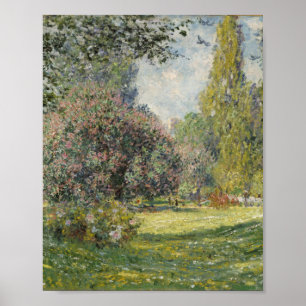 The Parc Monceau - Claude Monet Poster