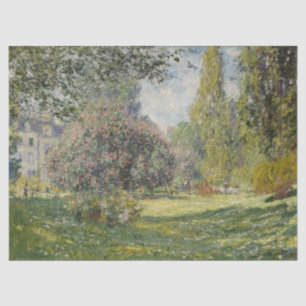 The Parc Monceau - Claude Monet Tissue Paper
