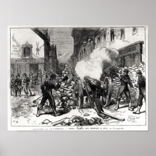The Paris Commune: A Barricade at Issy Poster