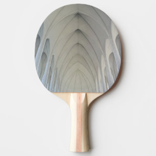 The parish church and landmarks of Reykjavik Ping Pong Paddle