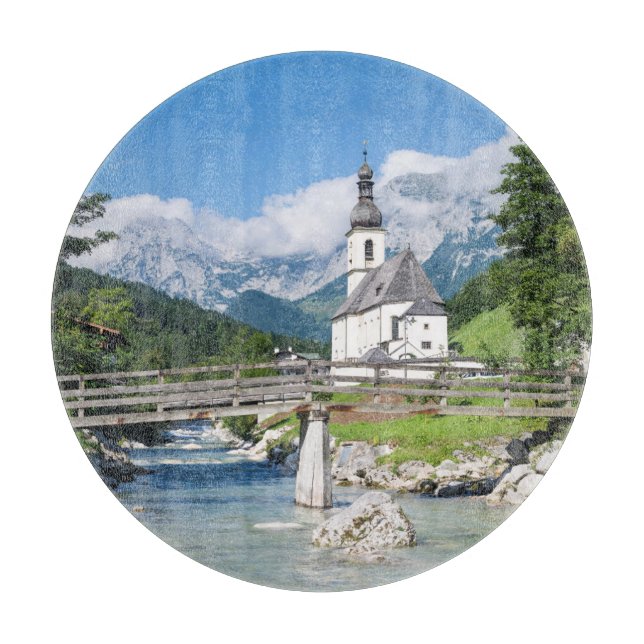 The parish church of Ramsau Cutting Board (Front)