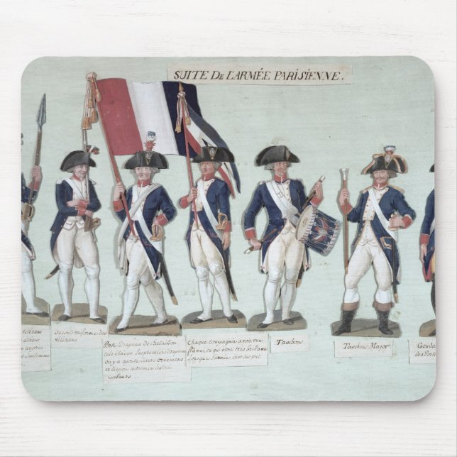 The Parisian Army during the French Mouse Mat (Front)