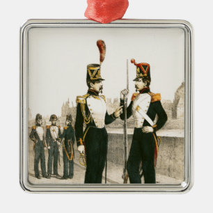 The Parisian Municipale Guard Metal Tree Decoration