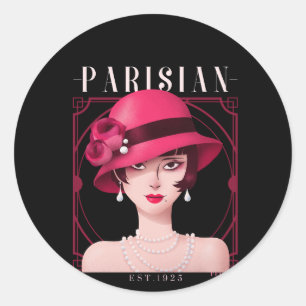 The Parisian Sticker (Black