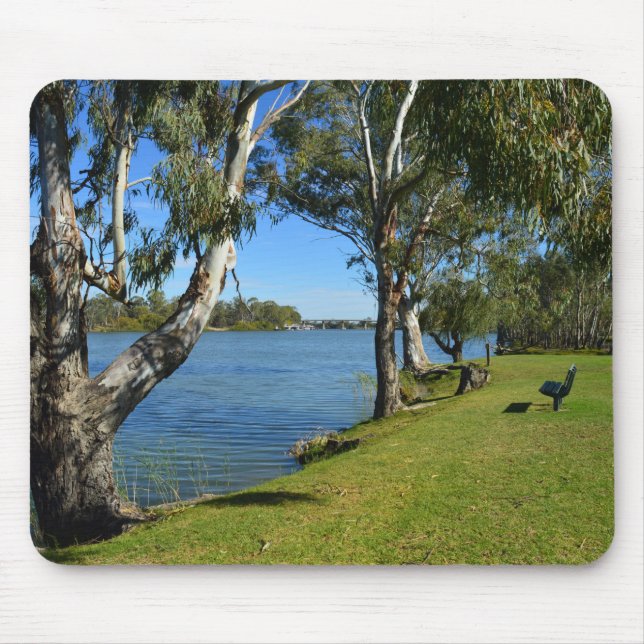 The Park Bench, Berri, South Australia, Mouse Mat (Front)