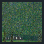 The Park — Gustav Klimt (1910 or earlier) Poster<br><div class="desc">Gustav Klimt’s “The Park” (1910 or earlier), oil on canvas, 110.4 × 110.4 cm; Museum of Modern Art, New York. A square, near-abstract forest—dense, mosaic-like foliage with slender trunks—calm, modern, and perfect for large prints. Public-domain reproduction cleaned for crisp, high-resolution printing. Tip: after adding to cart, transfer this art to...</div>