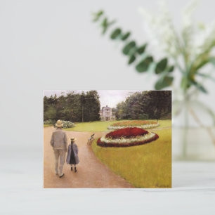 The Park of Caillebotte Property, Postcard