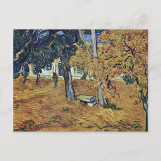 The Park Of The Hospital In Saint-Paul Saint-Remy Postcard