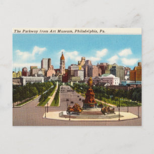 The Parkway, Philadelphia, Pennsylvania Postcard
