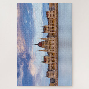 The Parliament building in Budapest on the Danube  Jigsaw Puzzle