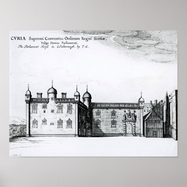 The Parliament House in Edinburgh Poster (Front)