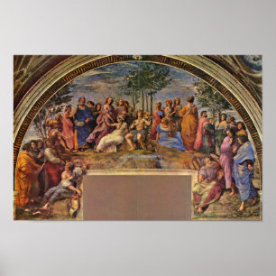 The Parnassus By Raffael (Best Quality) Poster