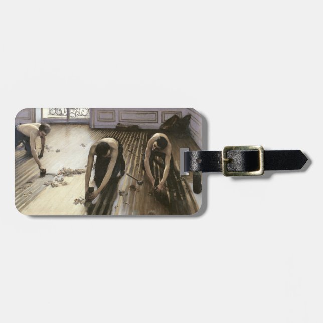 The Parquet Planers, 1875 Luggage Tag (Front Horizontal)