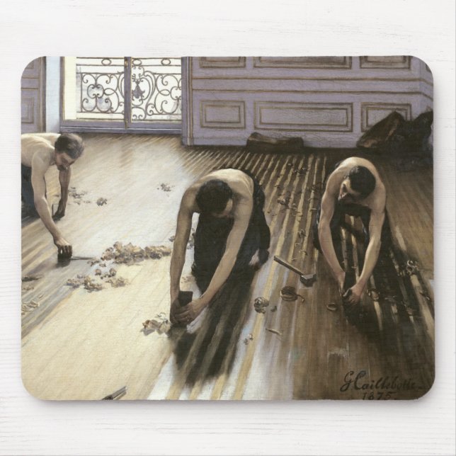 The Parquet Planers, 1875 Mouse Mat (Front)