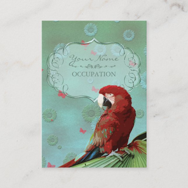 THE PARROT ~ Business Card (Front)