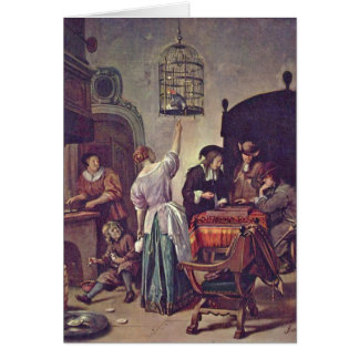 The Parrot Cage By Jan Steen