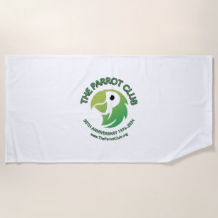The Parrot Club 50th Anniversary Beach Towel