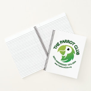 The Parrot Club 50th Anniversary Spiral Notebook