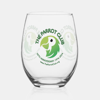 The Parrot Club 50th Anniversary  Stemless Wine Glass
