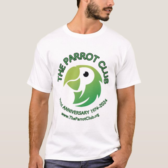 The Parrot Club 50th Anniversary T-Shirt (Front)