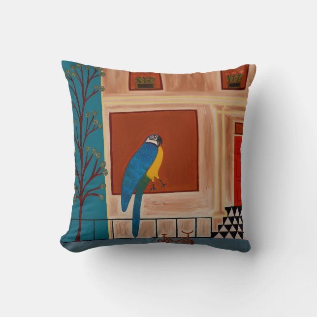 The Parrot from Shepherd's Bush 2007 Cushion (Front)