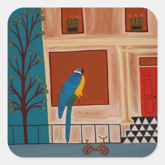 The Parrot from Shepherd's Bush 2007 Square Sticker (Front)
