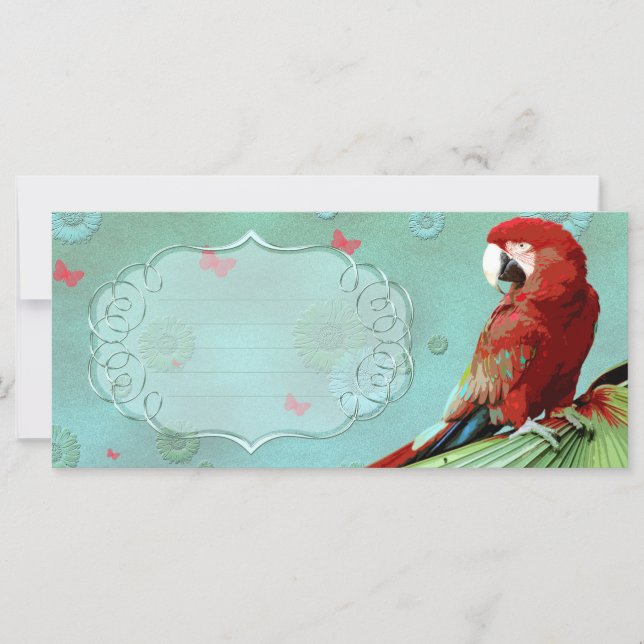 THE PARROT ~ Greeting Card / Postcard (Front)