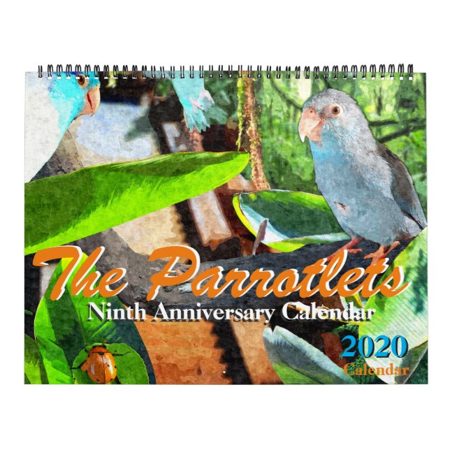 The Parrotlets 2020 Annual Photography Calendar (Cover)