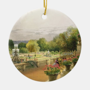 The Parterre, Harewood House near Leeds, pub. by T Ceramic Tree Decoration