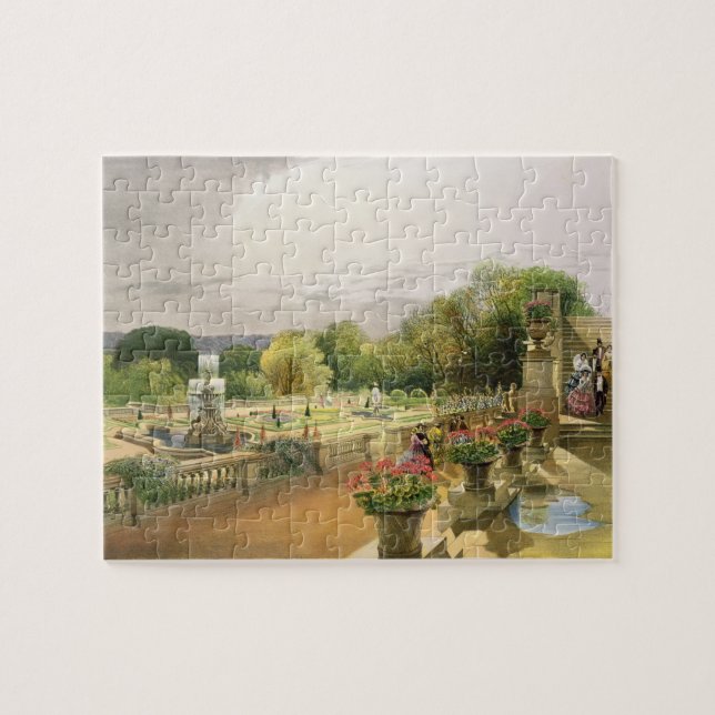 The Parterre, Harewood House near Leeds, pub. by T Jigsaw Puzzle (Horizontal)